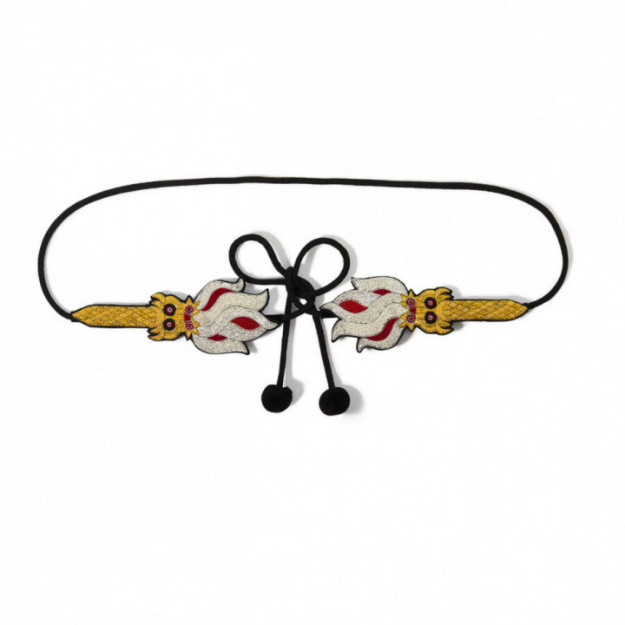 印度丝手工刺绣龙腰带G＆L设计的腰带将为您最清醒的服装和其他黑色小礼服配饰