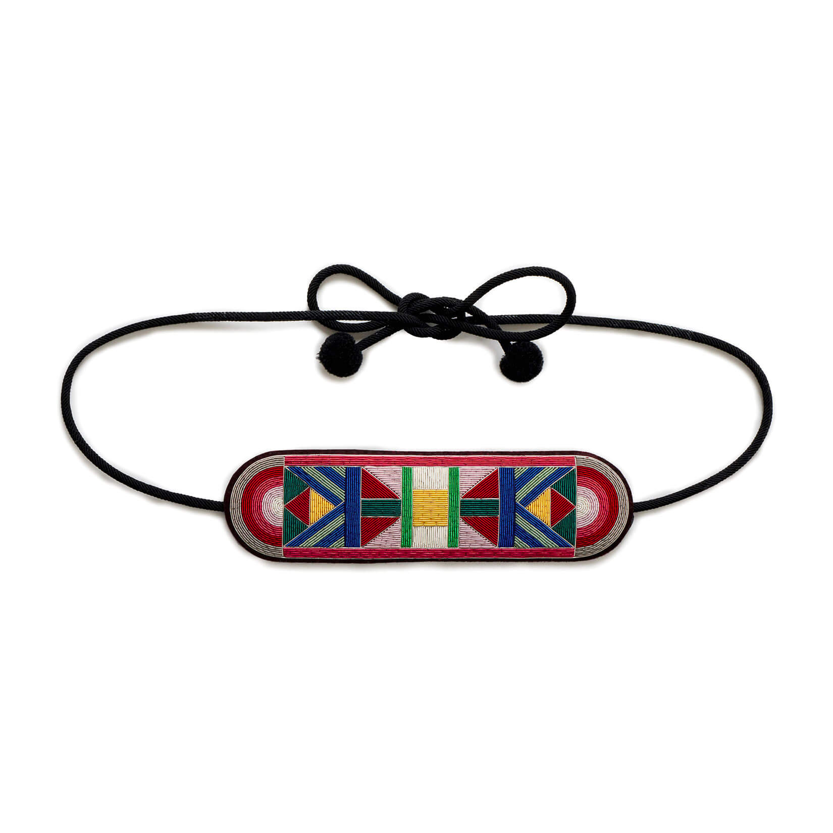 印度丝徽章手工刺绣艺术装饰腰带，G＆L设计的皮带将为您最清醒的服装和其他黑色小礼服配饰。