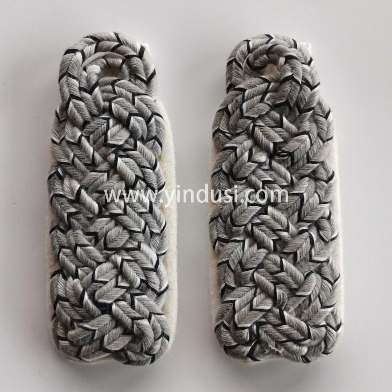 印度丝手工编制麻花肩章二战德国苏联将领肩章定做加工印度丝徽章定制工厂