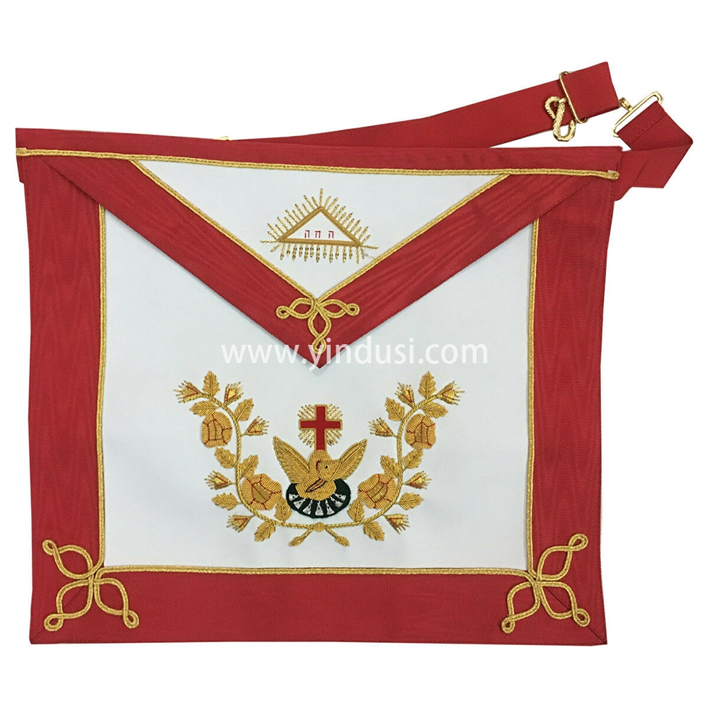 印度丝手工刺绣英国共济会宫廷刺绣大酒店高级管理员围裙法国共济会宫廷围裙